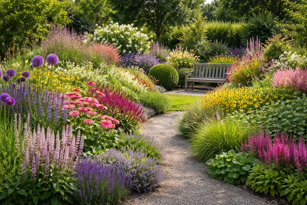 Comment créer un jardin d'ornement avec des plantes vivaces