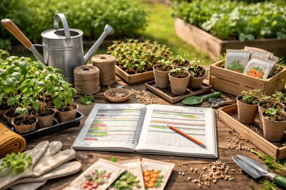 Comment élaborer un calendrier de semis pour un jardin productif